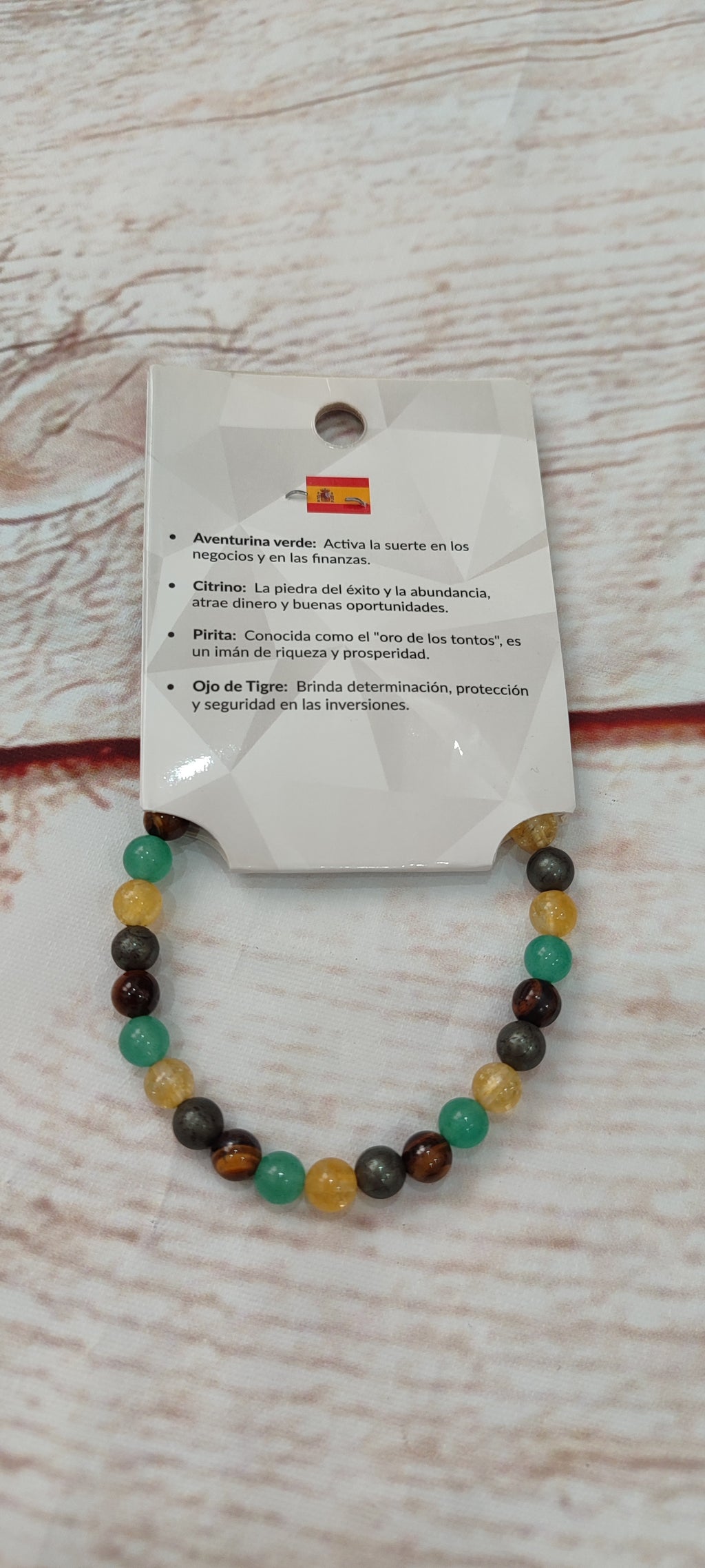 Pulsera de piedras imán del dinero