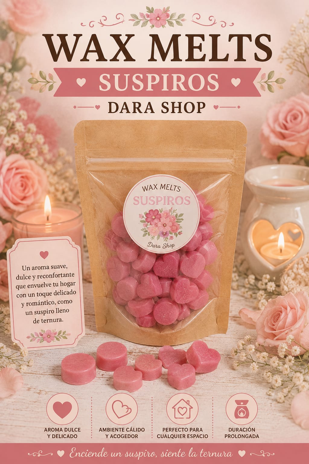 Wax Melts aroma suspiro