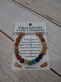 Pulser palo santo y 7 chakras