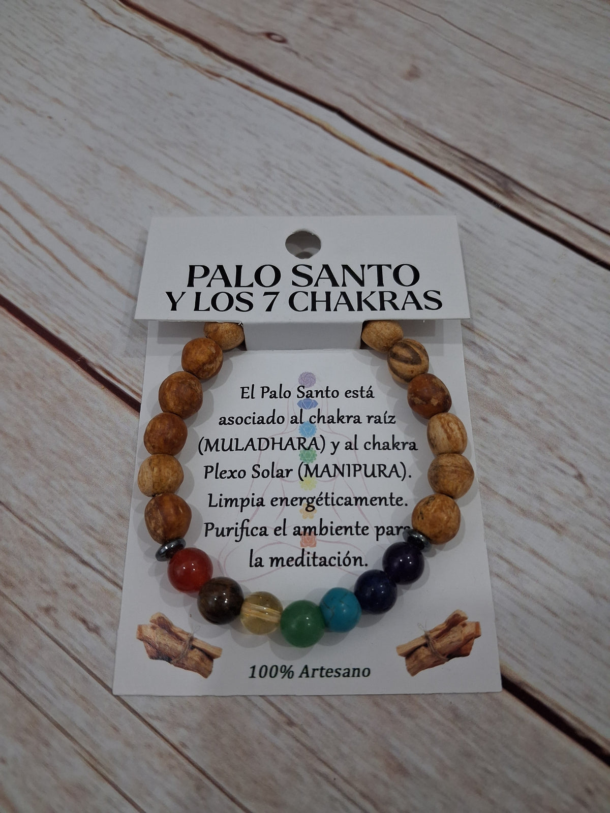Pulser palo santo y 7 chakras