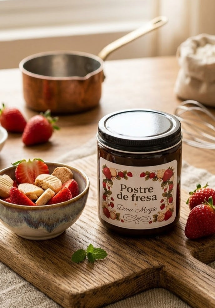 Vela aromática Postre de Fresa