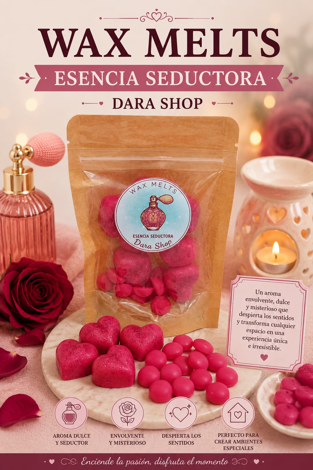 Wax Melts aroma esencia seductora