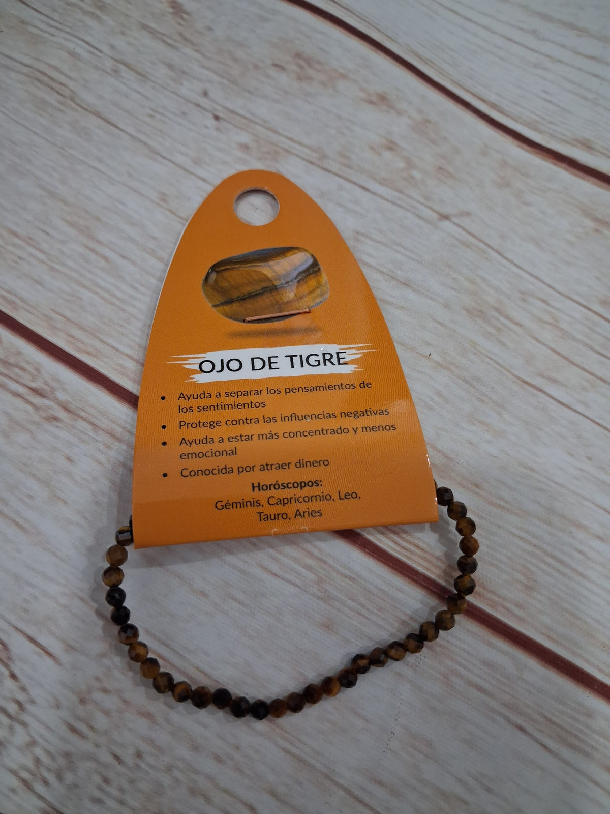 Pulsera de niña de ojo de tigre