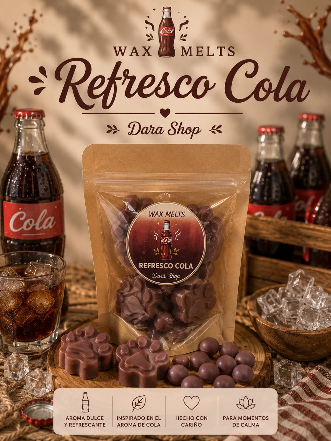 Wax Melts aroma refresco cola