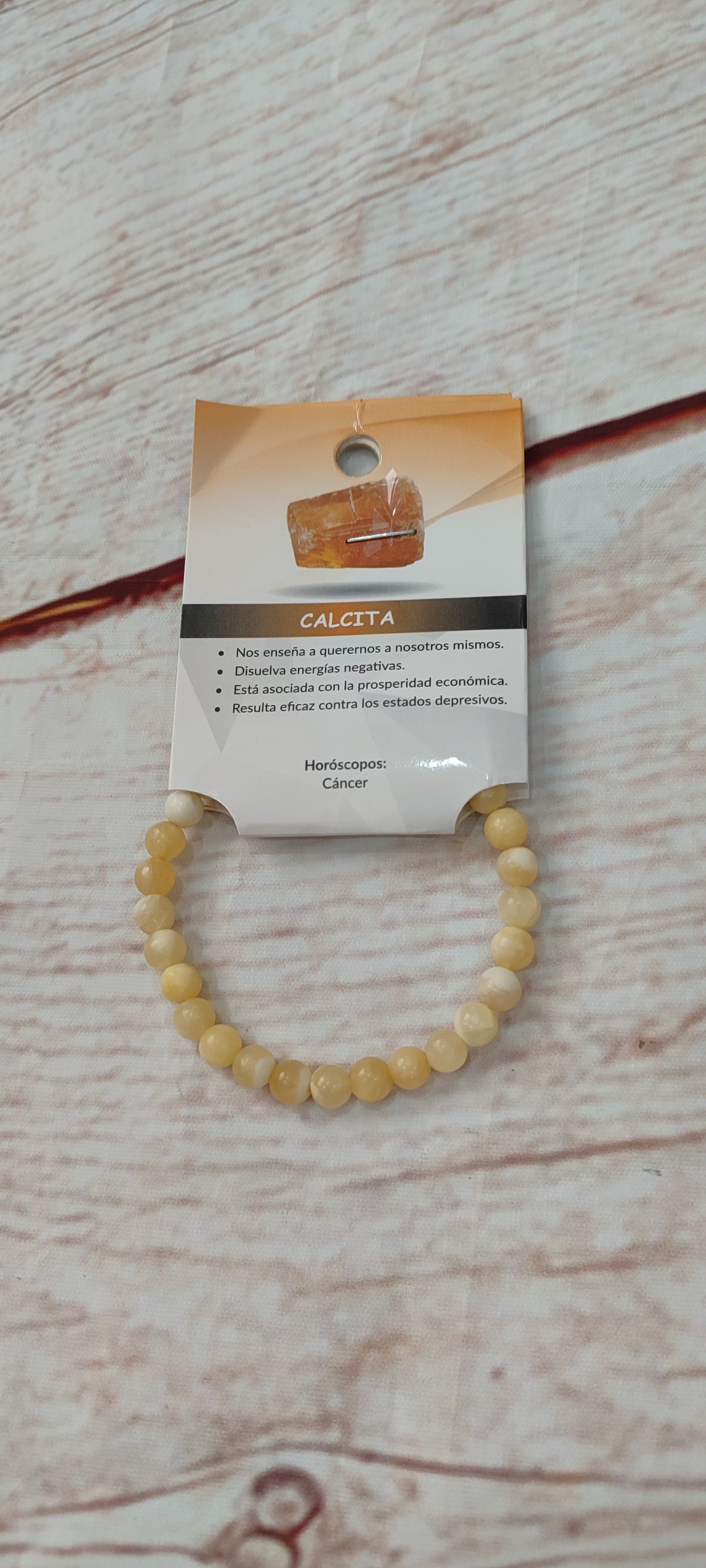 Pulsera mineral calcita