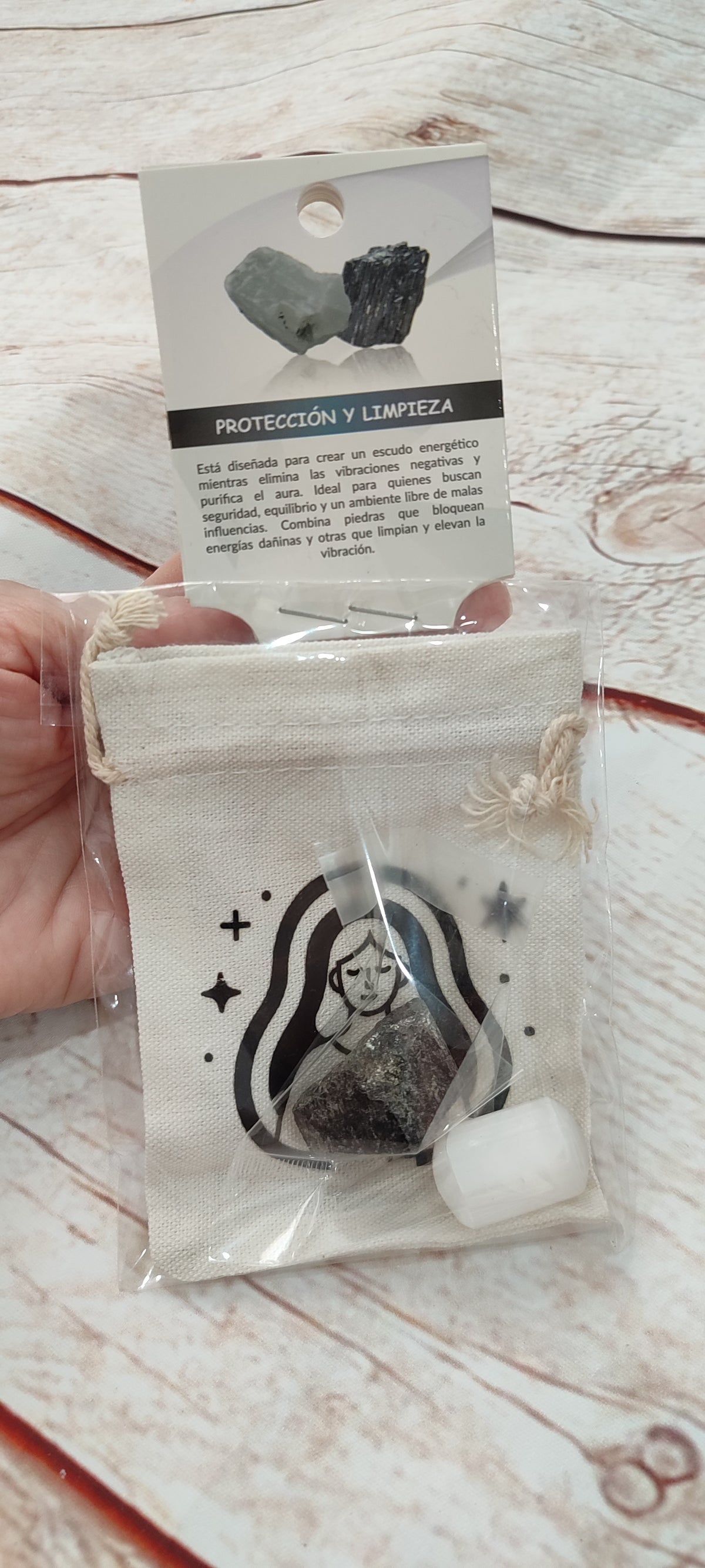 Set de piedras protección y limpieza