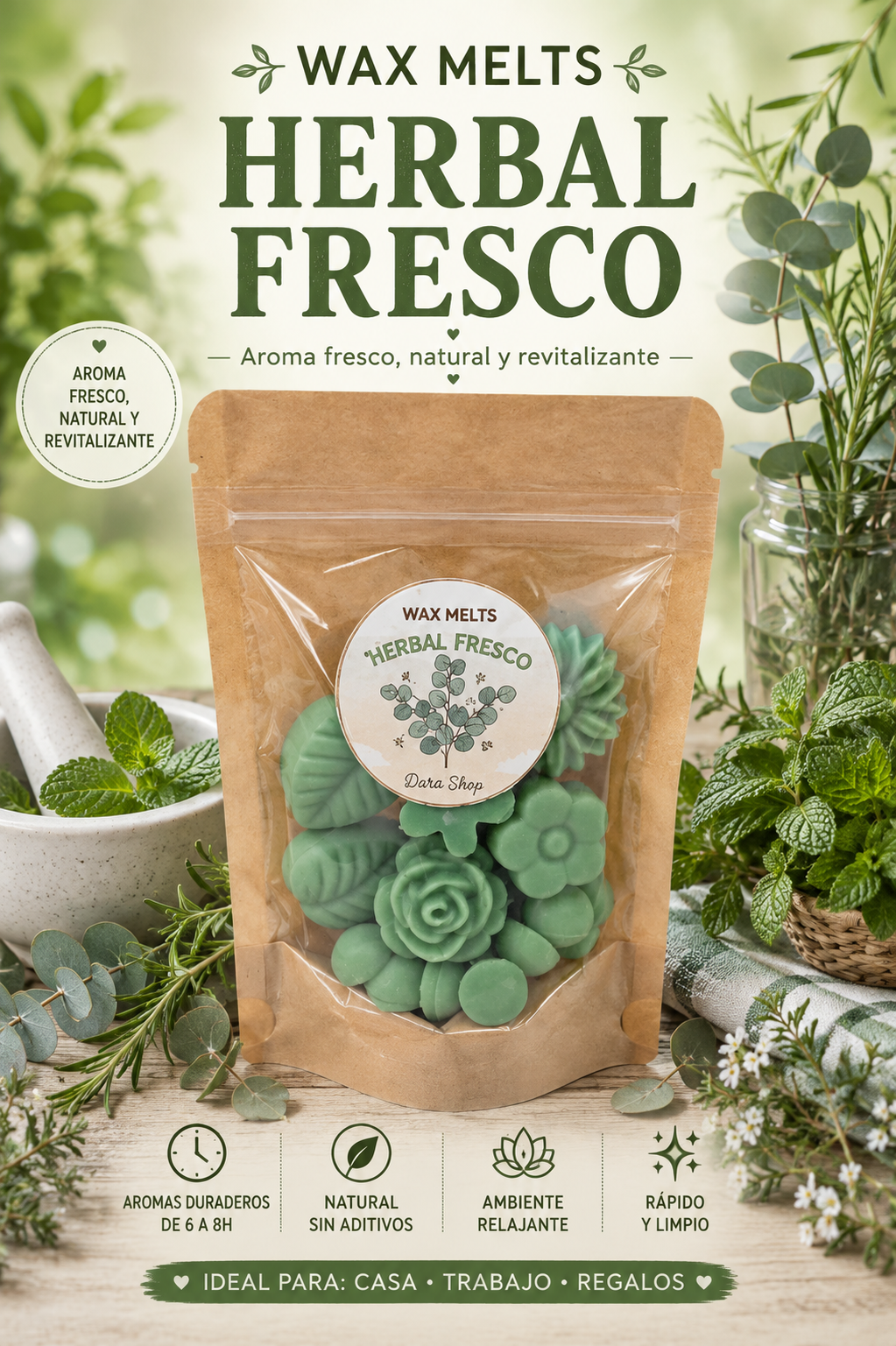 Wax Melts aroma herbal fresco