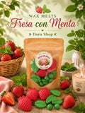 Wax Melts aroma fresa con menta
