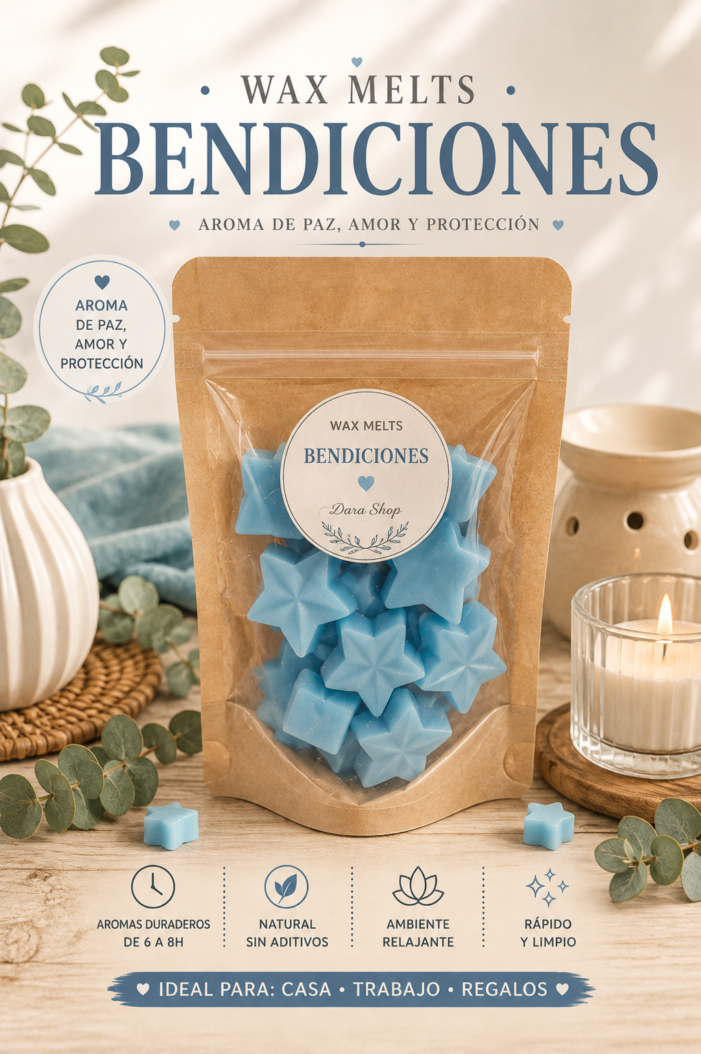 Wax Melts aroma bendiciones