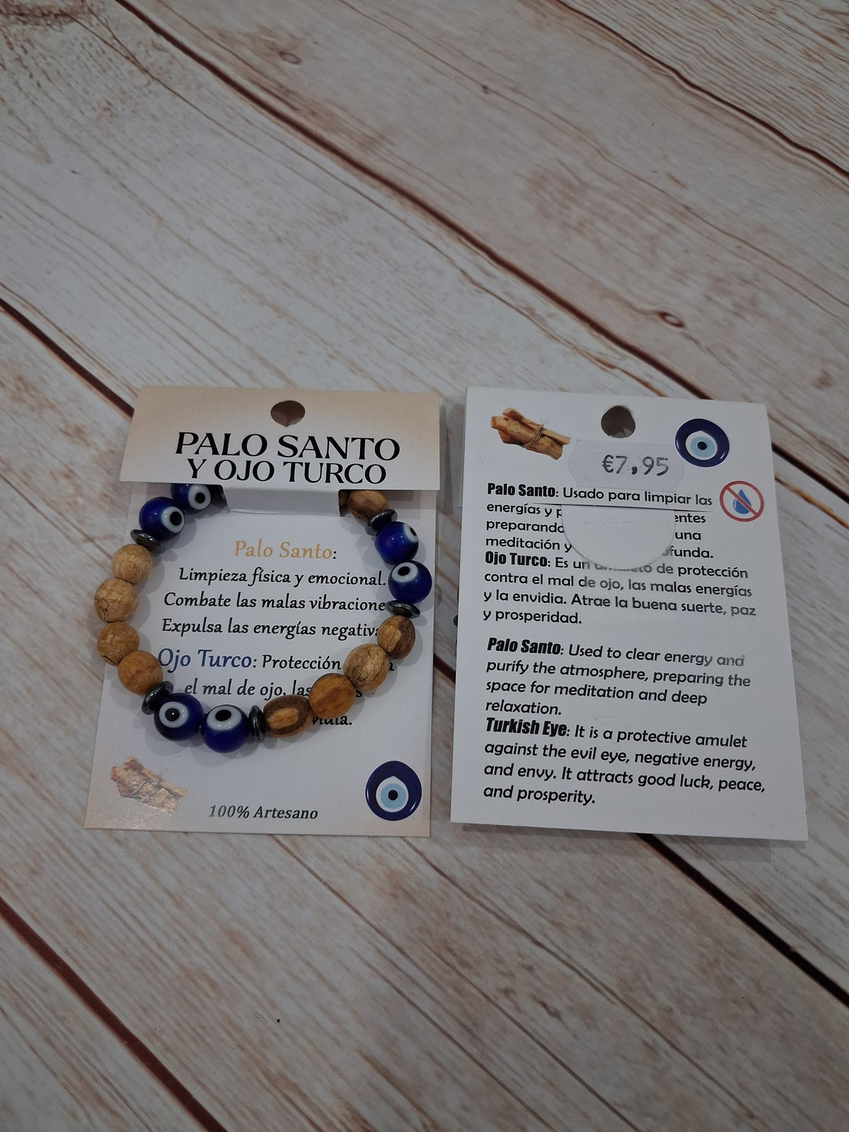 Pulsera palo y ojo turco