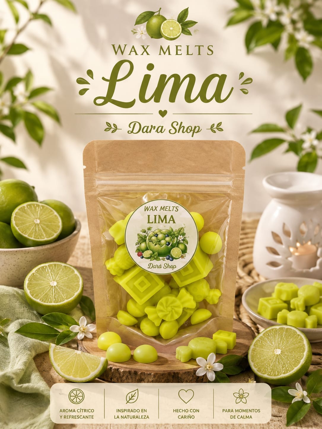 Wax Melts aroma lima