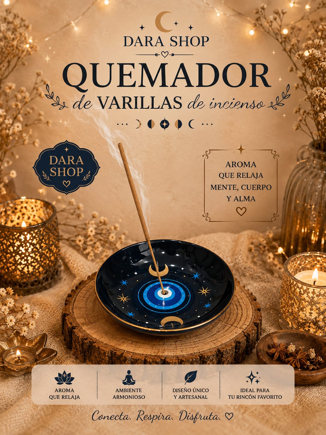 Quemador de varitas de incienso