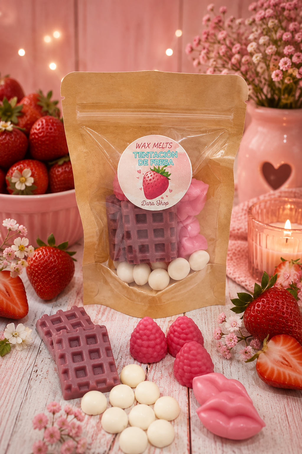 Wax Melts aroma tentación de fresa