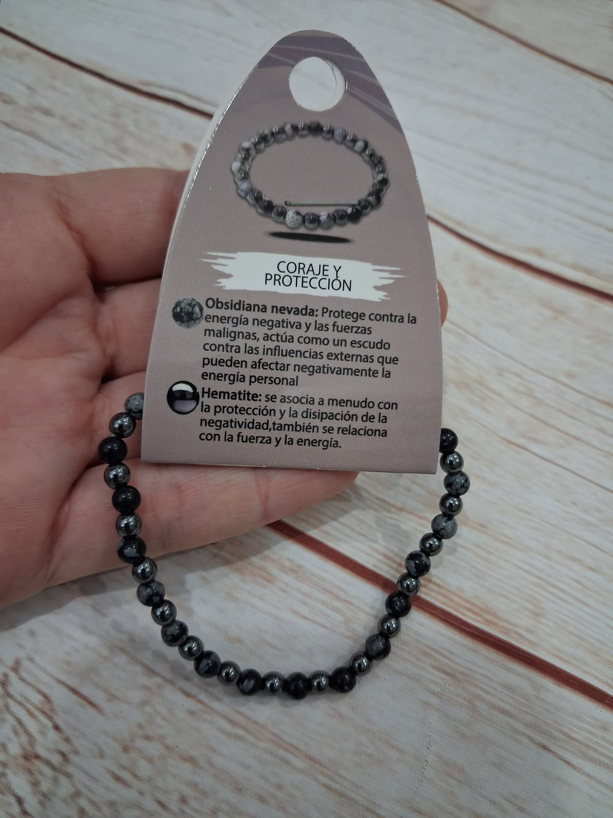 Pulsera de coraje y protección