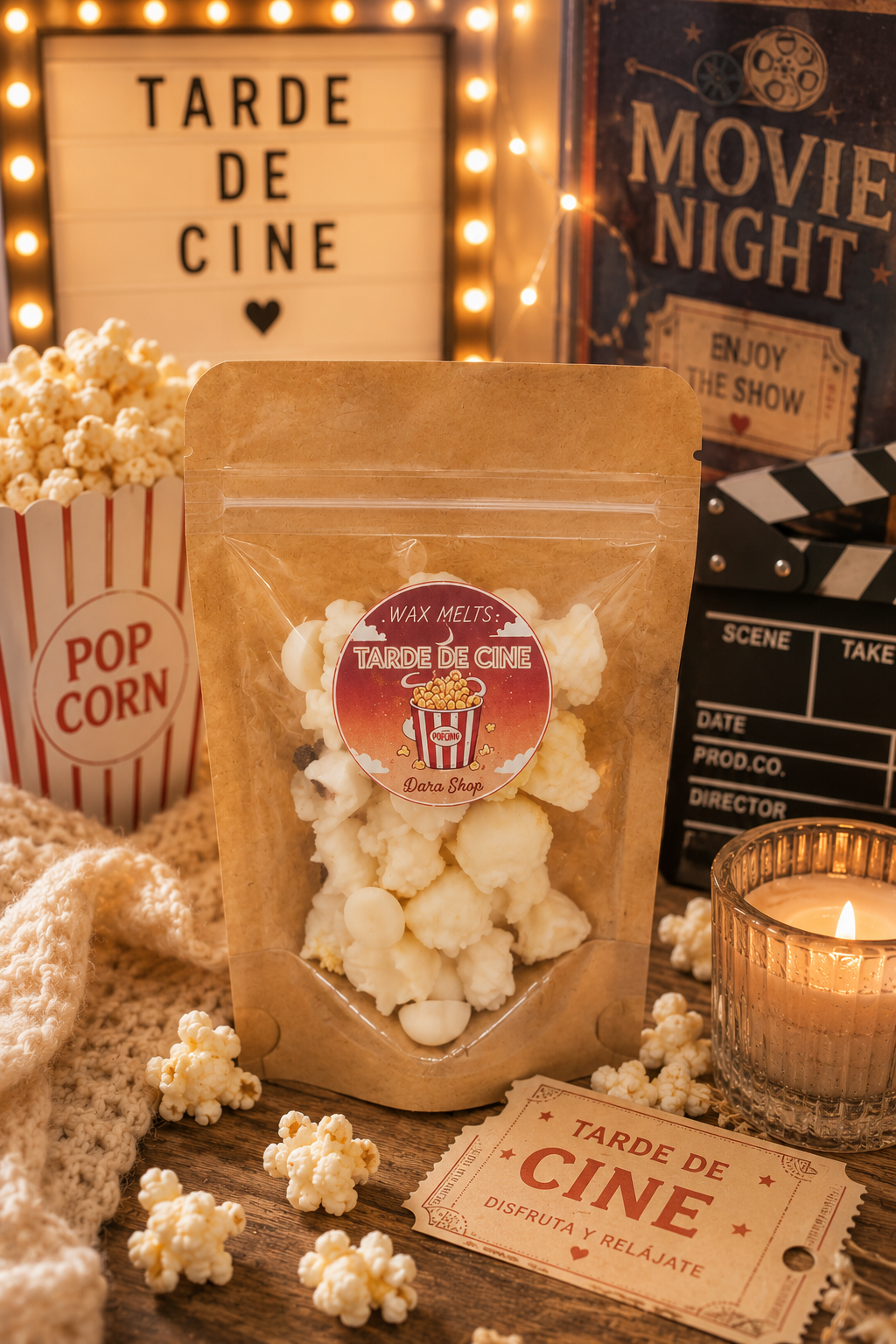 Wax Melts aroma Tarde de cine
