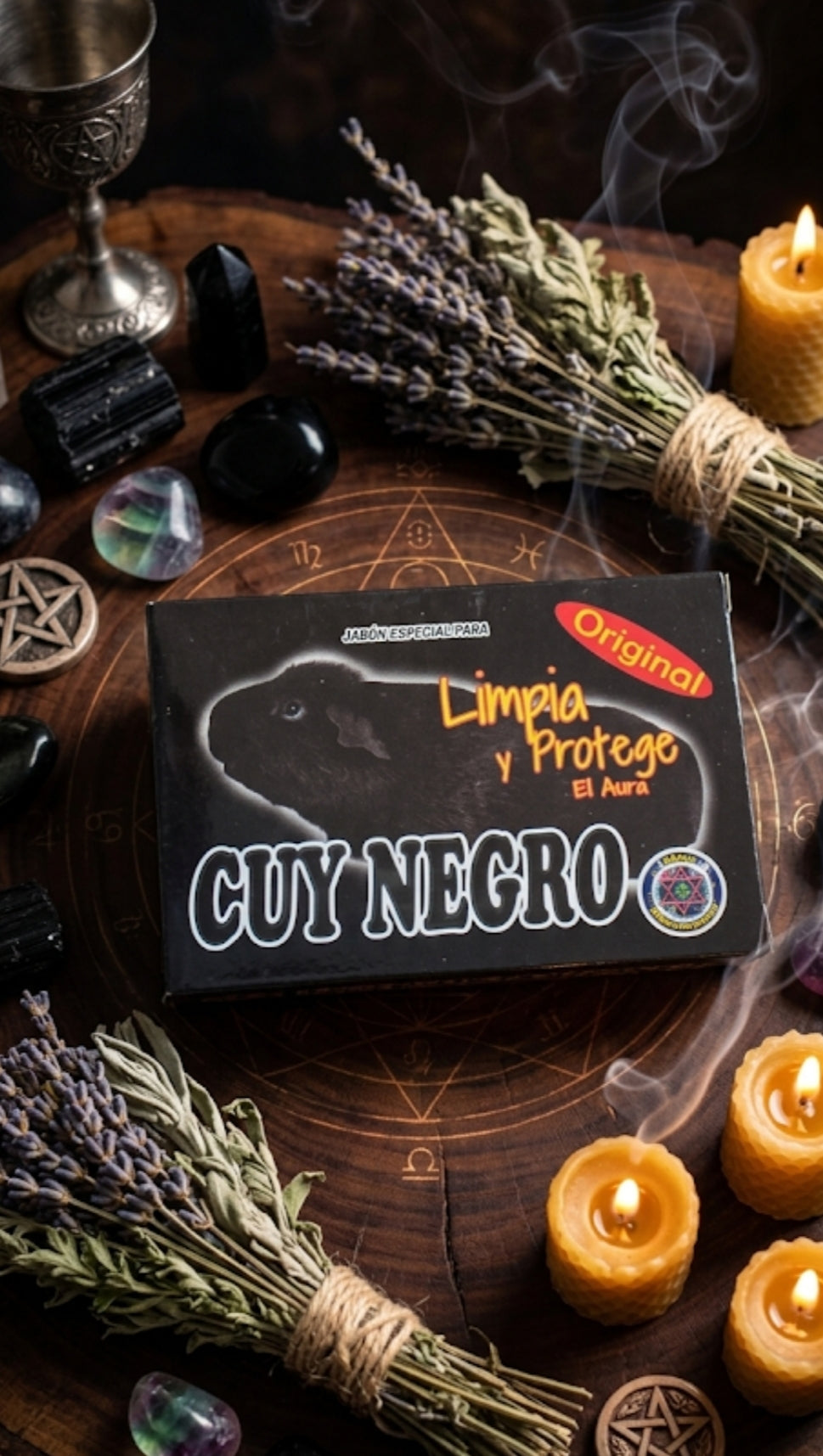 Jabón esotérico Cuy Negro