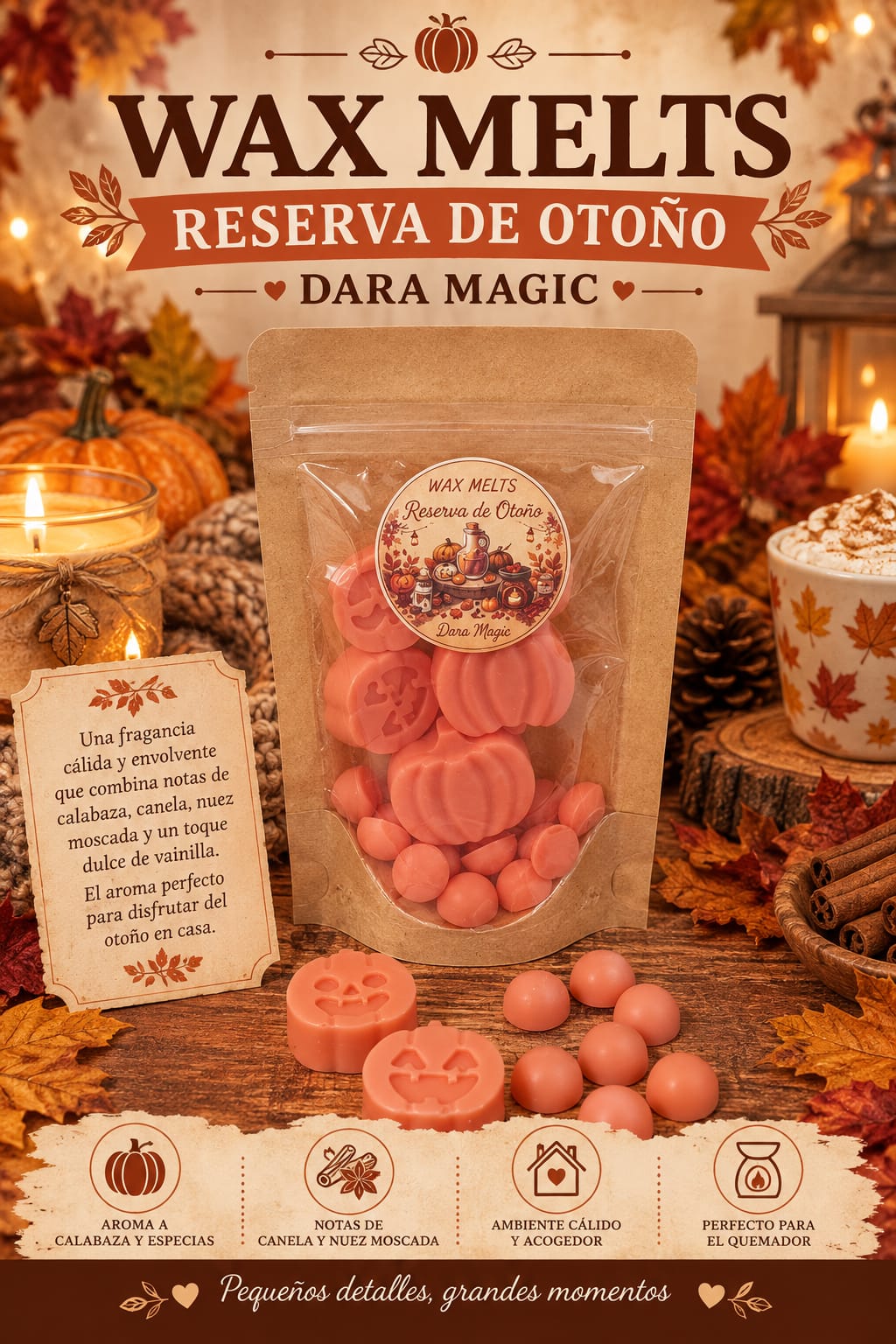 Wax Melts aroma reserva de otoño