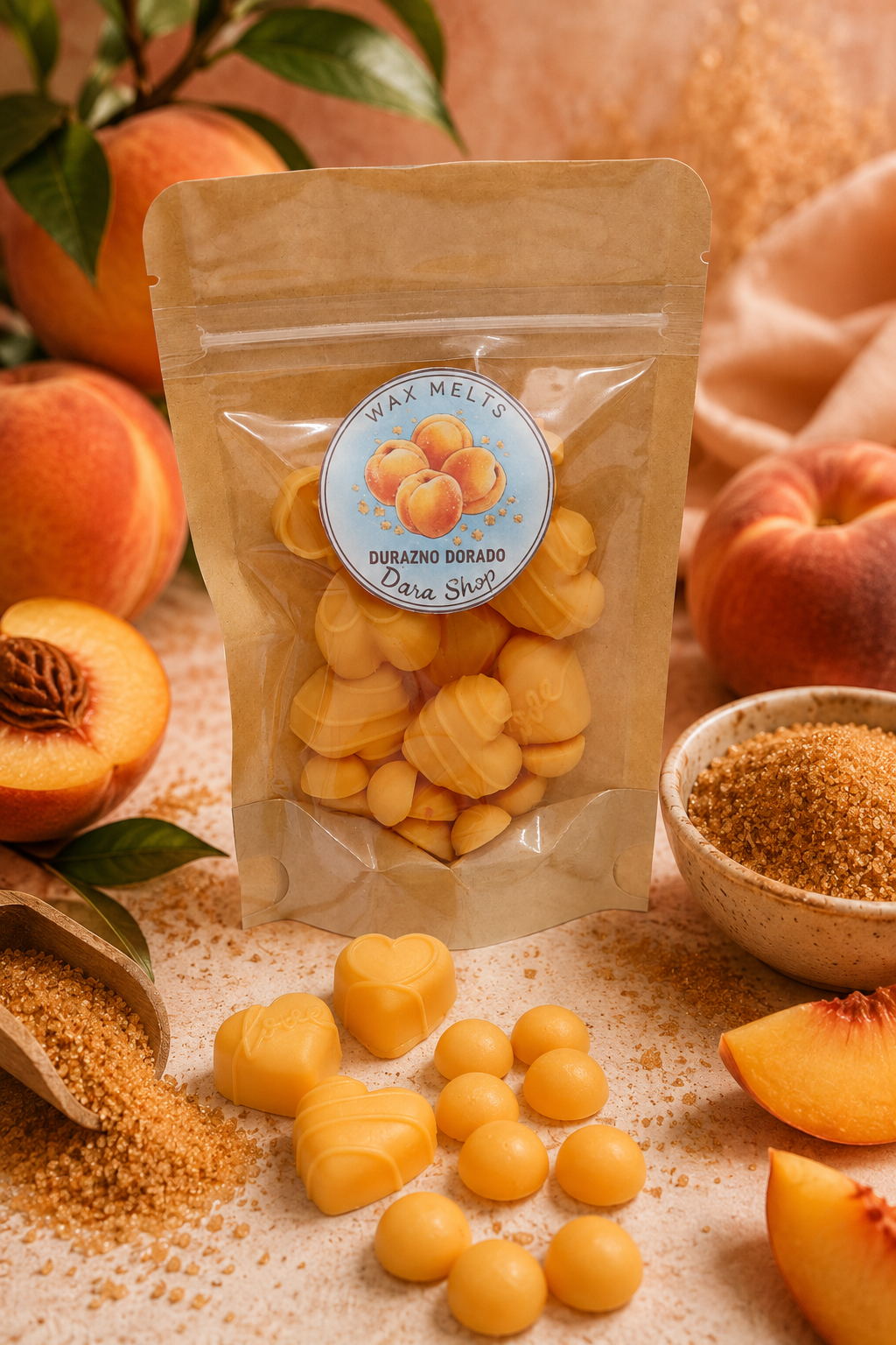 Wax Melts durazno Dorado