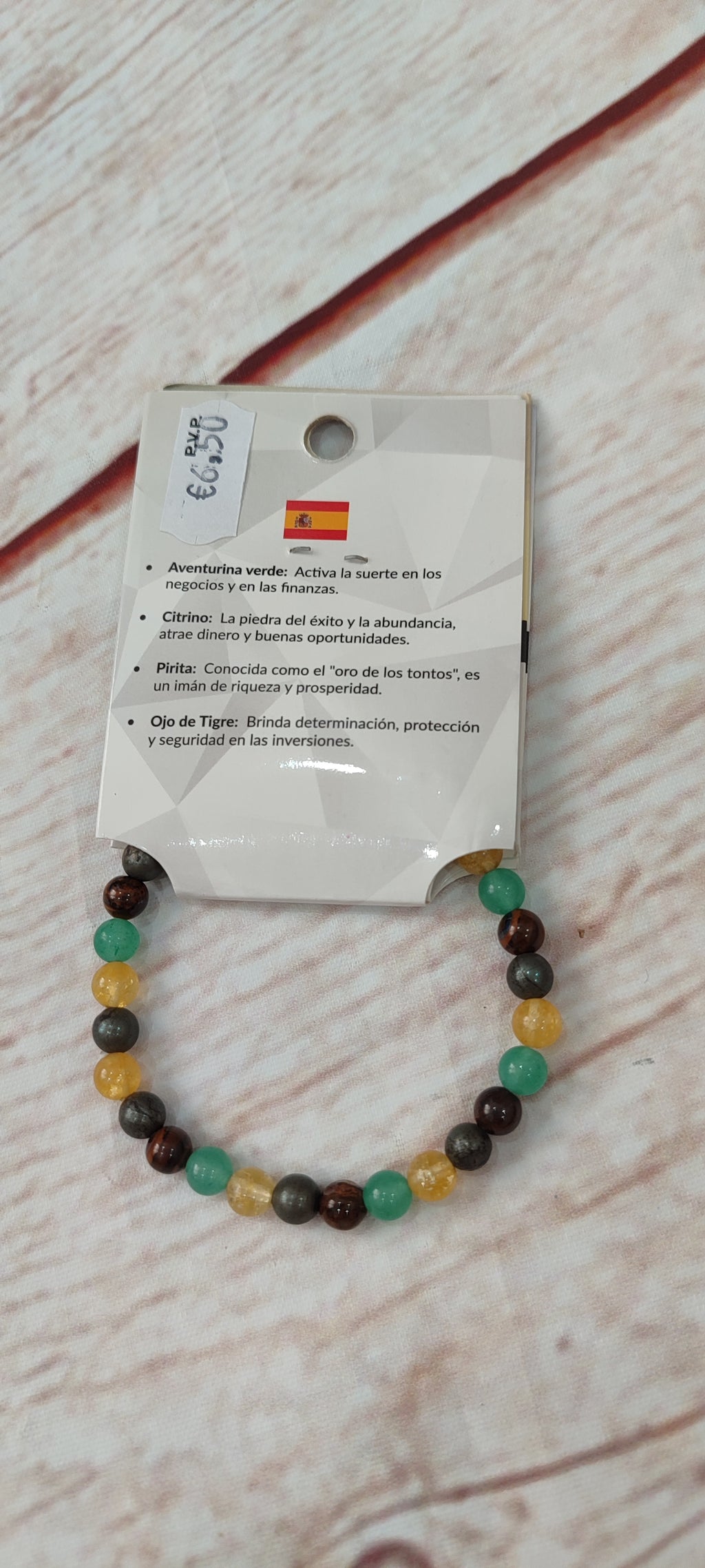 Pulsera de piedras imán del dinero