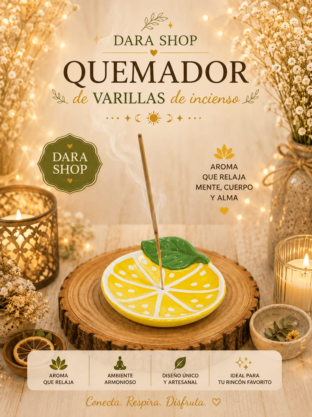 Quemador de varitas de incienso