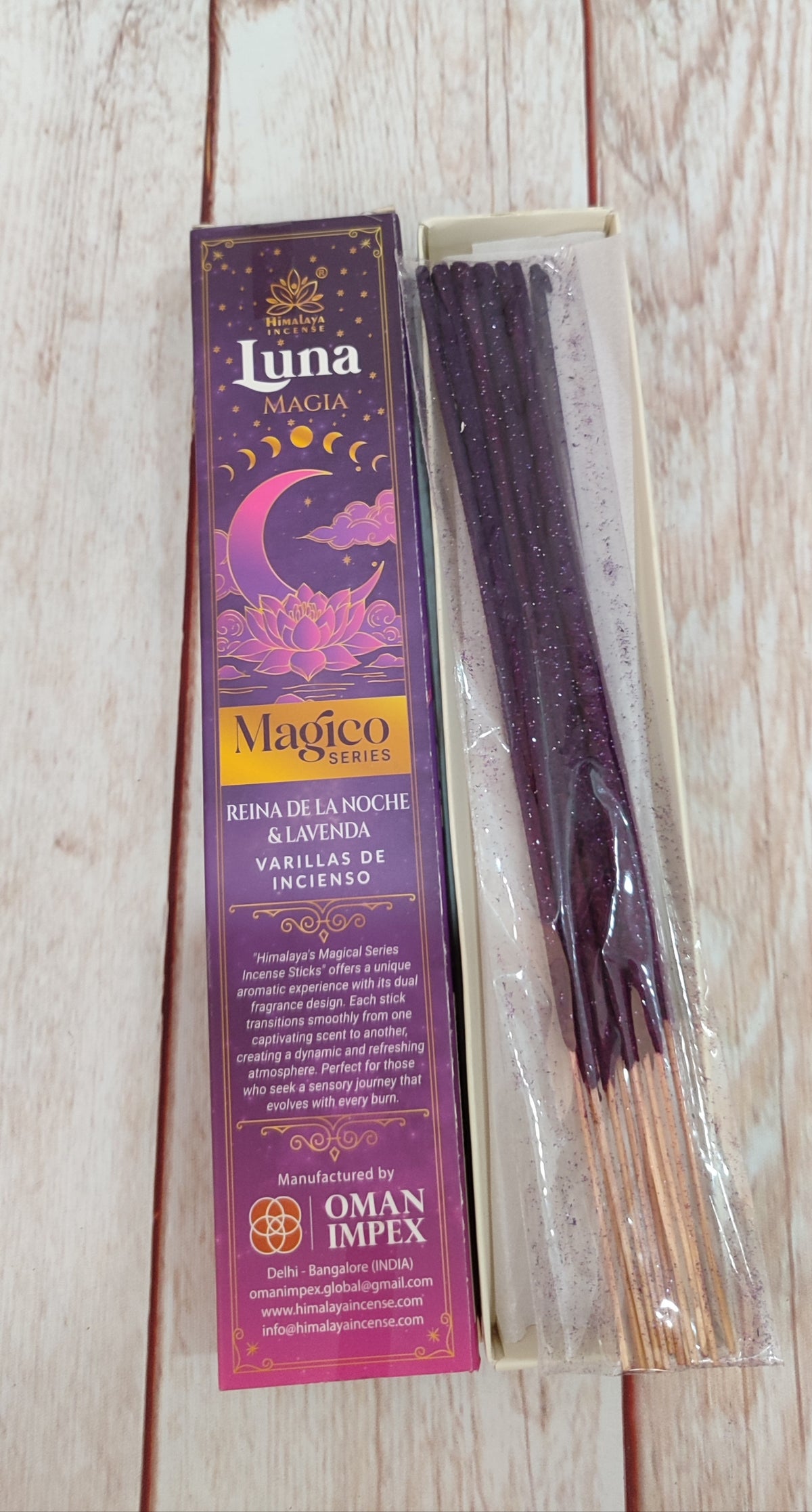 Varitas de incienso Luna
