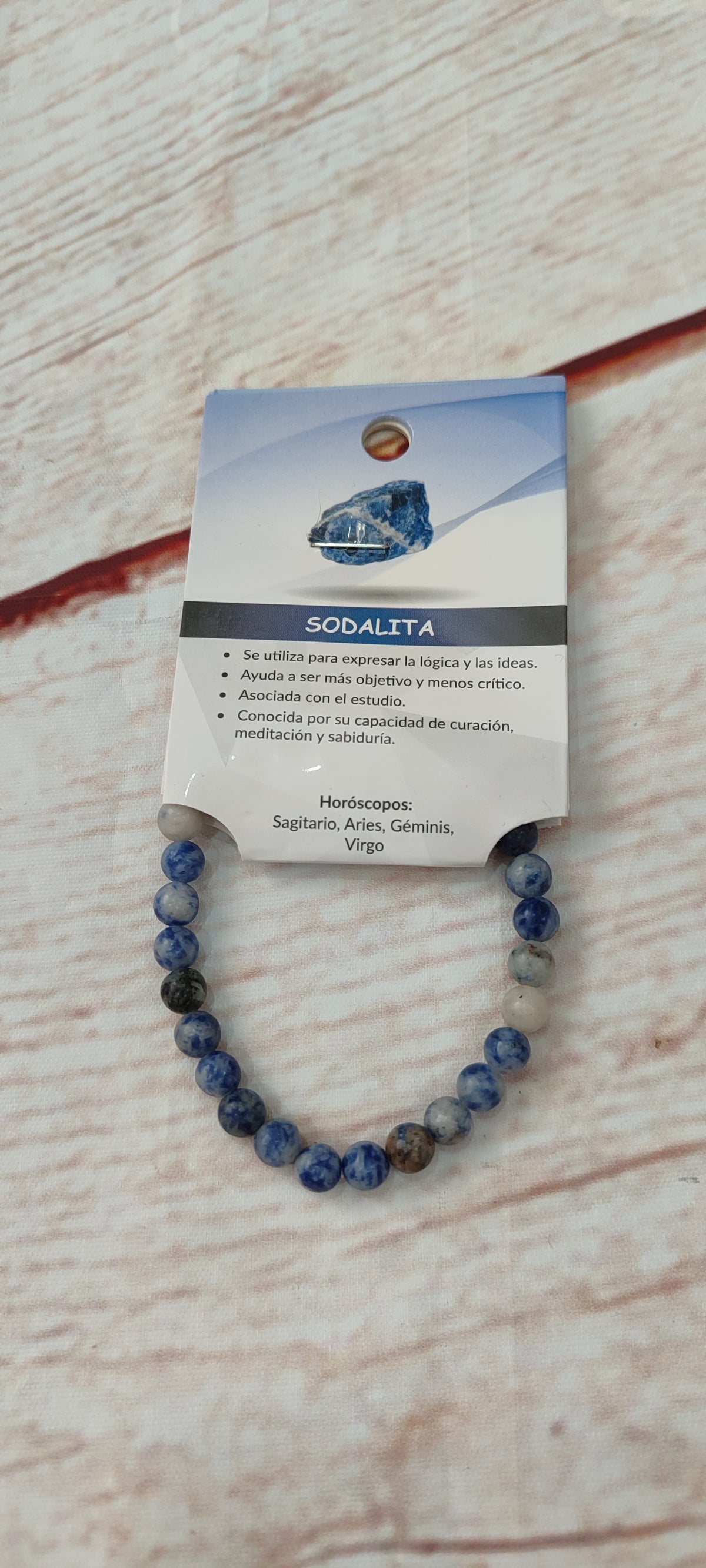 Pulsera piedra sodalita