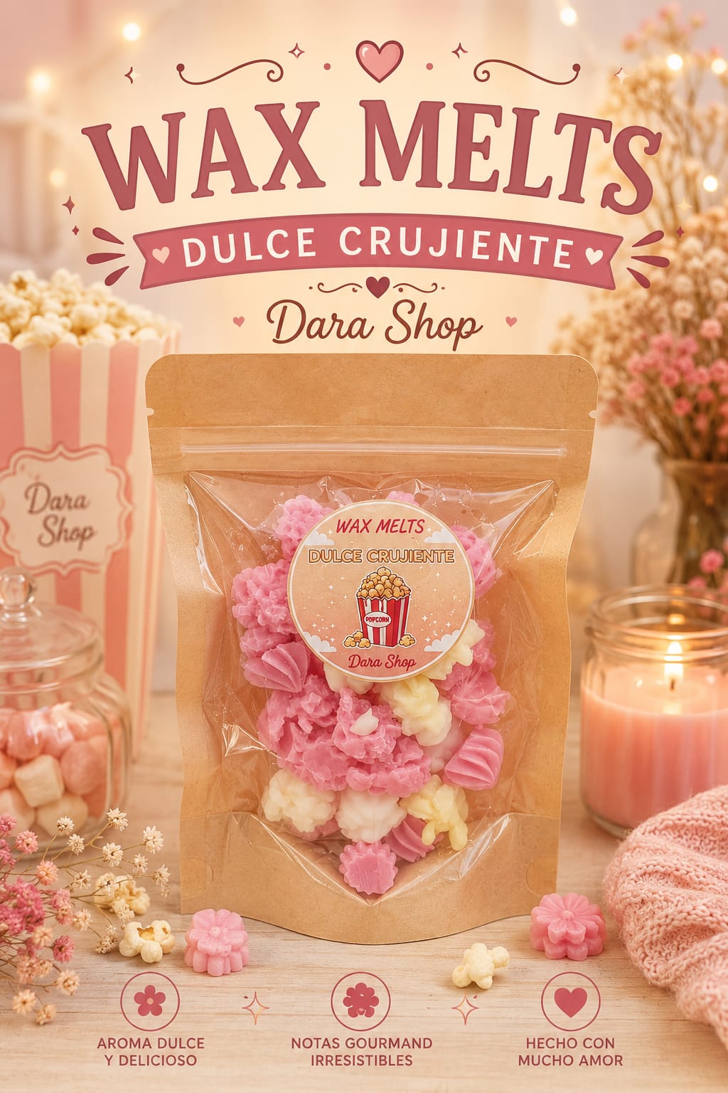 Wax Melts aroma dulce crujiente