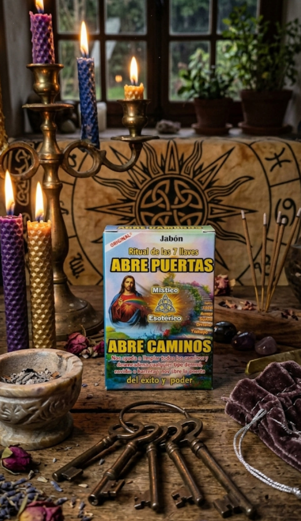 Jabón esotérico abre puertas