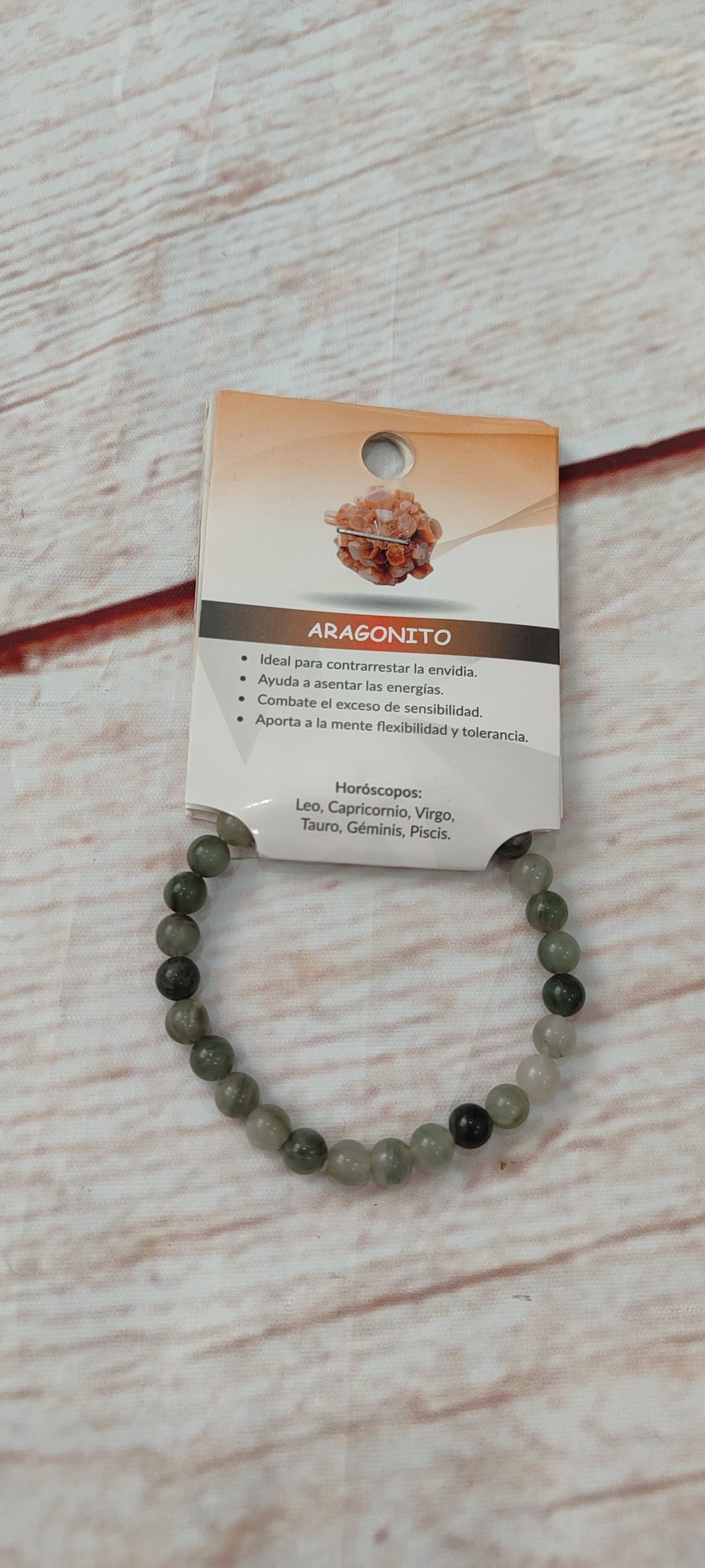 Pulsera de piedras aragonito