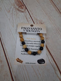 Pulsera palo santo y shunguita
